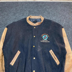 Vintage Black Pace Setter Varsity Jacket Men's Large