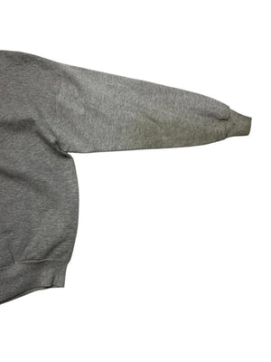 Grey Embroidery Sweatshirt Men's Large