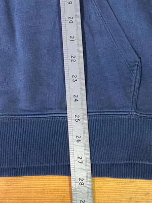 Umbro Tailored Navy Hoodie with Blue Logo Size L