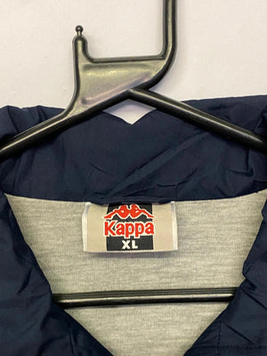 Kappa Vintage Navy & Grey Full-Zip Track Jacket