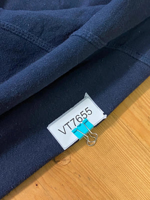 Champion Navy Blue Script Logo Hoodie