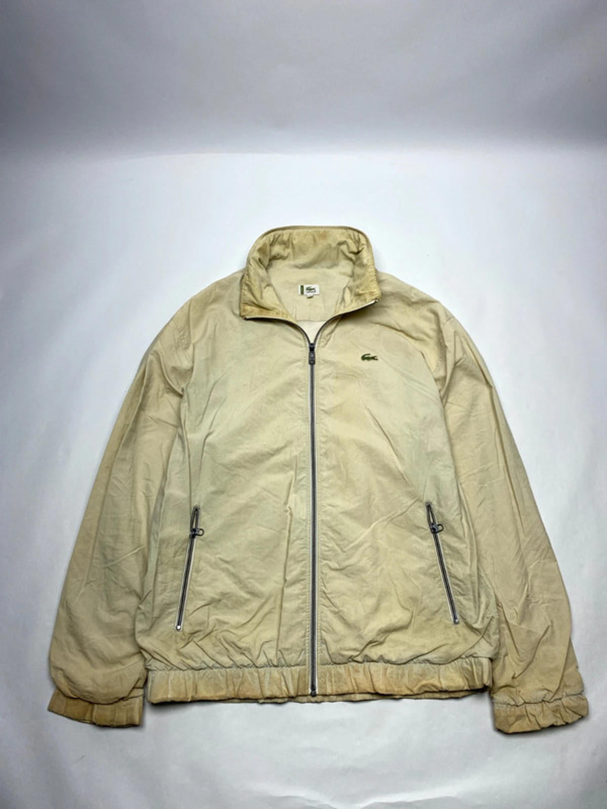 Lacoste Sport Beige Zip Jacket – Size 4 – Vintage