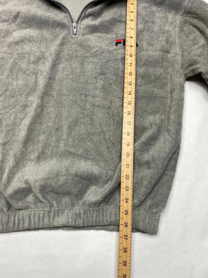 FILA Men's Grey Half-Zip Sweatshirt