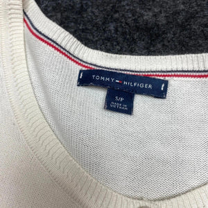 White Tommy Hilfiger Cardigan Men's Small