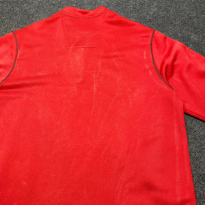 Red Adidas 1/4 Zip-up Sweater Women's XXL