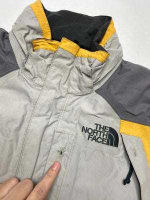 The North Face HyVent Grey & Yellow Waterproof Jacket