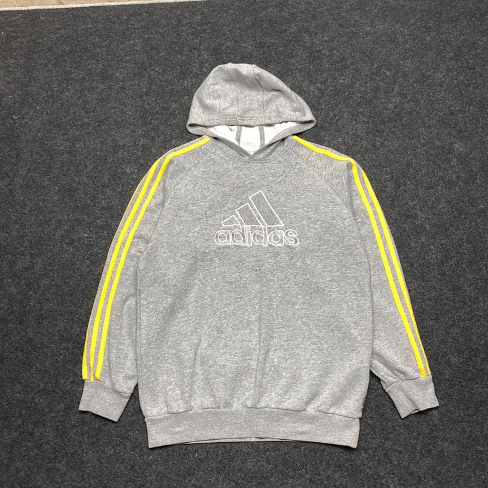 Grey Adidas Hoodie Men's Small