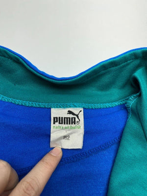 Puma Vintage Retro Track Jacket – Blue / Green / Black