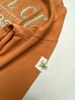 SLCU Salt Lake City University Crewneck Sweatshirt – Rust Orange (Size M)