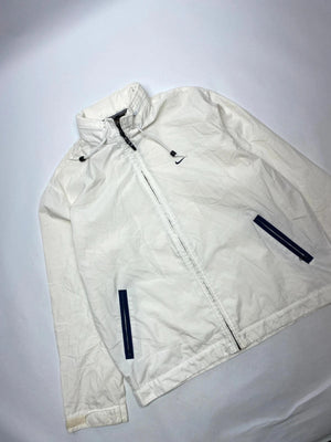 Nike Vintage White Full-Zip Windbreaker Jacket (Men’s L, Made in Thailand)