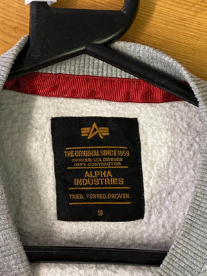 Alpha Industries Grey Crewneck Sweatshirt