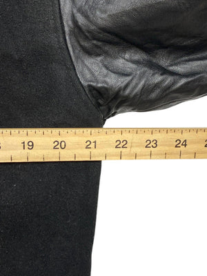 Black Chapter Badge Varsity Jacket Men's Small