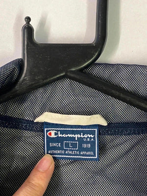 Vintage Champion Beige Lightweight Windbreaker Jacket – Size L