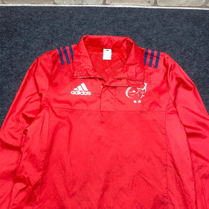 Red Adidas 1/4 Zip-up Sport Jersey Men's Medium
