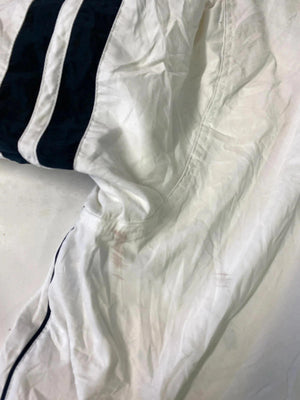 Nike Vintage White Track Jacket with Black Stripe Sleeves