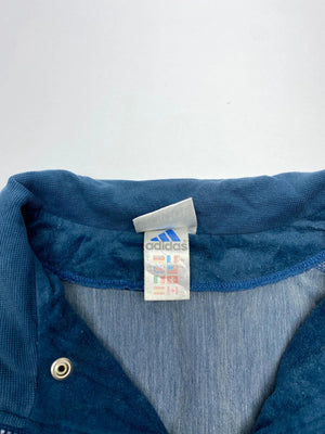 Adidas Vintage Blue and White Track Jacket