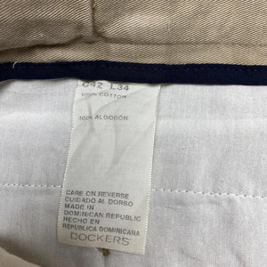 Beige Dockers Straight Trousers Men's W42