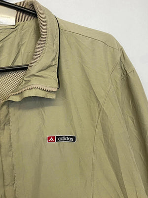 Adidas Vintage Beige Windbreaker Jacket
