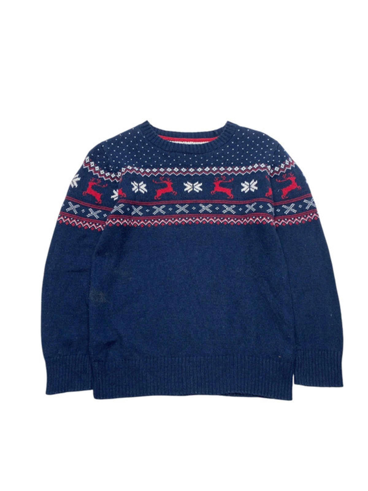 Navy Knitwear Sweater Youth's Small