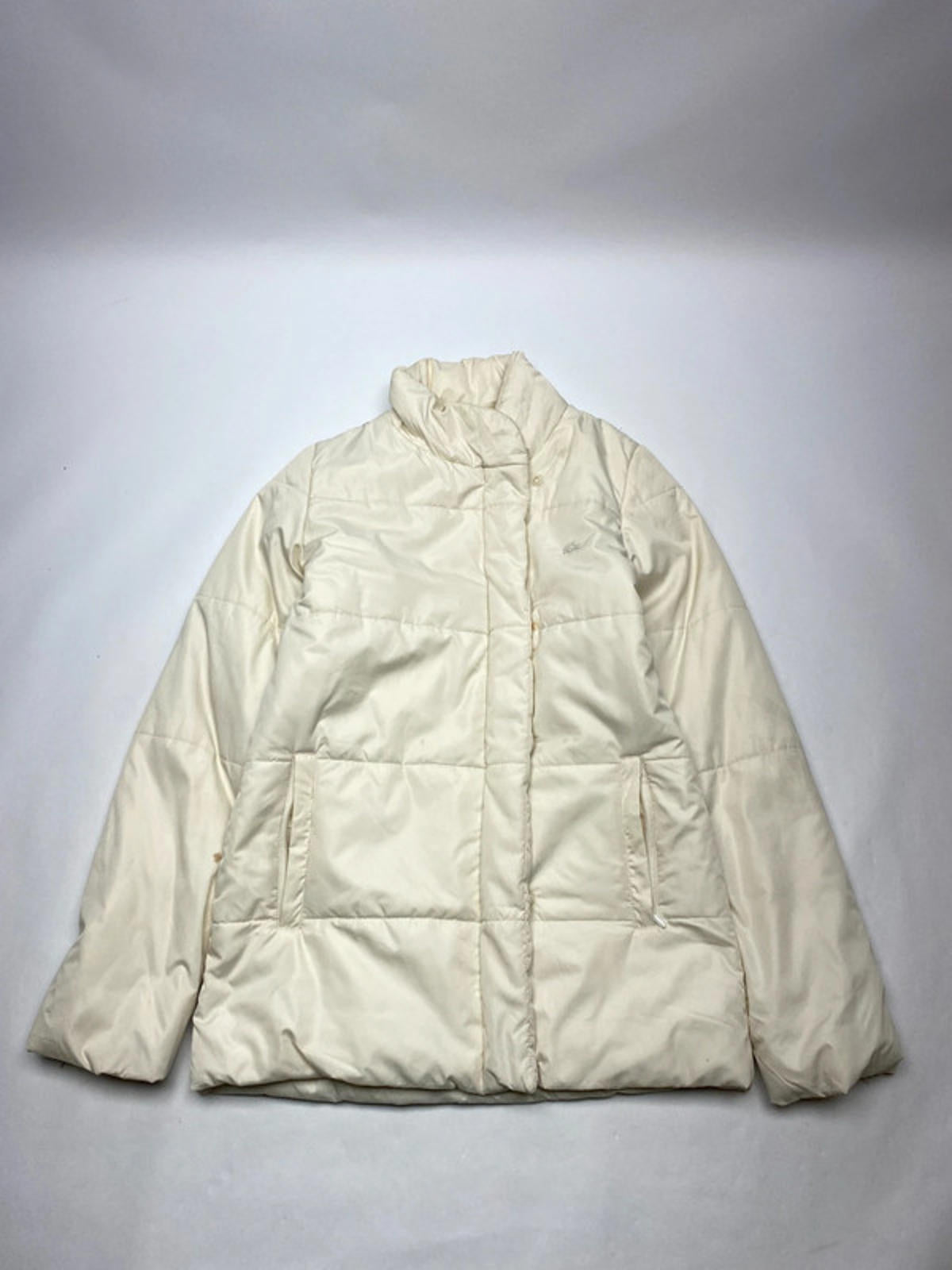 Lacoste Cream Puffer Jacket (Women’s 36 / UK 8)