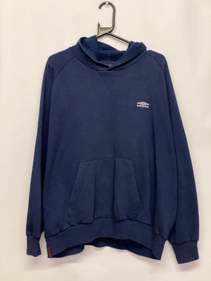 Vintage Umbro Navy Blue Embroidered Logo Hoodie