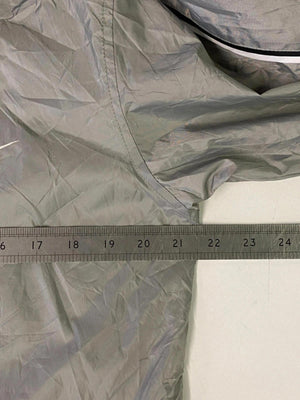 Nike Silver-Grey Windbreaker Jacket – Size S