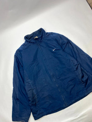 Nike Navy Blue Full-Zip Windbreaker Jacket
