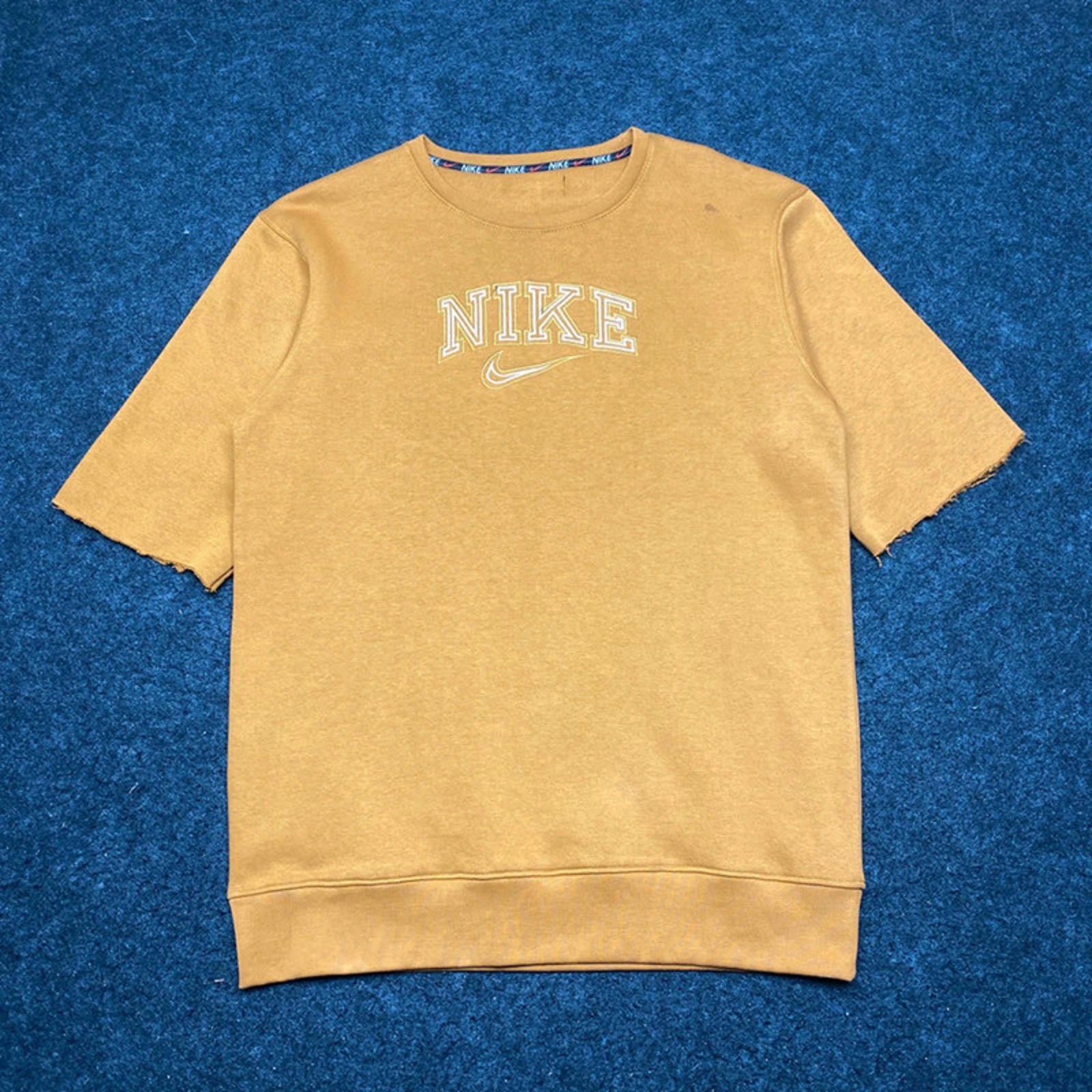 Mustard Nike Logo T-shirt Men's Large