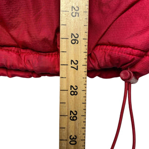 Black and Red Logo Athletics Windbreaker Men's Large