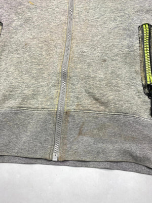 Nike Sportswear Grey Full-Zip Fleece Jacket – Men’s M