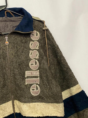 Vintage Ellesse Sherpa Fleece Zip Jacket (Men’s L)