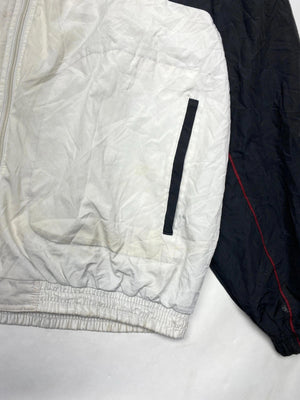 Reebok Vintage Black & White Windbreaker Jacket (Men’s 2XL / 54)