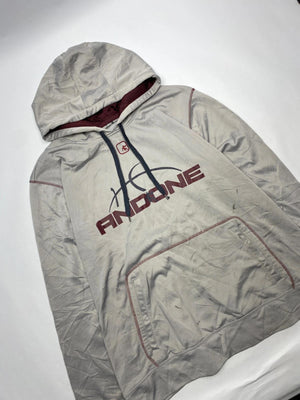 AND1 Vintage Grey Basketball Hoodie (Men’s L, 25)