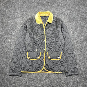 Black Barbour Quilted Jacket Women's Small