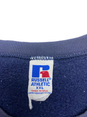 Vintage Navy Russell Athletic Blank Sweatshirt Men's XXL
