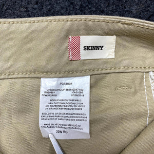 Beige Dickies Skinny Trousers Women's W44