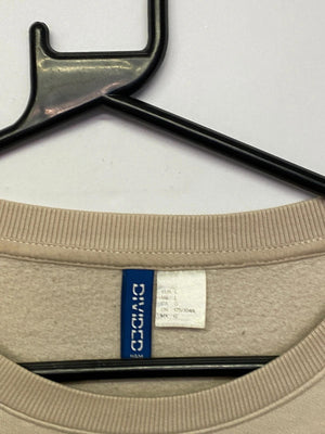 H&M Divided Beige  College Sweatshirt Size L