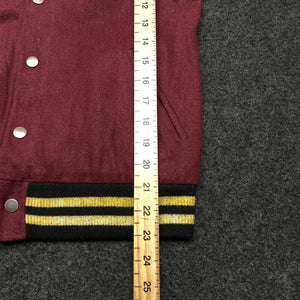 Burgundy BDG Varsity Jacket Men's Small