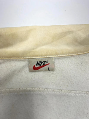 Vintage Nike White Zip-Up Jacket – L – Swoosh Logo