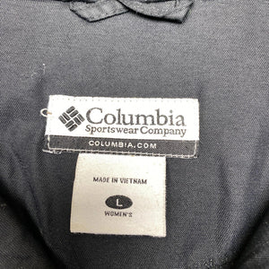 Black Columbia Windbreaker Women's Large