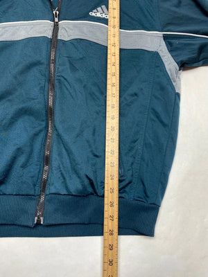 Adidas Vintage Navy Blue & Grey Track Jacket (Men’s L)