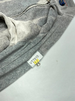 Polo Ralph Lauren Men's Grey Fleece Jacket with Full Zip