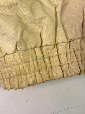 Vintage Lacoste Beige/Navy Half-Zip Hooded Windbreaker