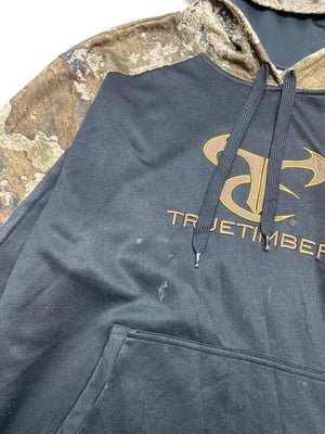 🦌 TrueTimber Camo Sleeve Hoodie – Men’s L