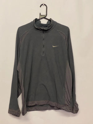 Nike Dri-FIT Grey 1/4 Zip Long Sleeve Training Top