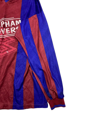 90s Red-Blue Umbro Jersey Men's XL