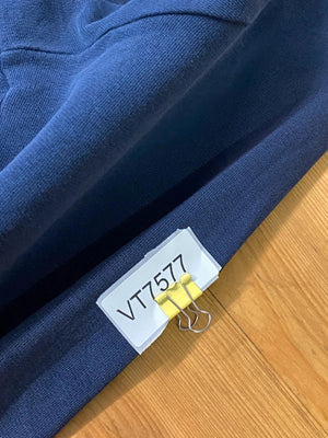 Umbro Tailored Navy Hoodie with Blue Logo Size L