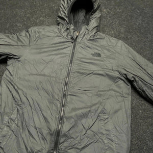 Black-Grey The North Face Reverse Puffer Jacket Men's Small