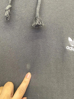 Adidas Originals Trefoil Hoodie – Washed Black – Size XL