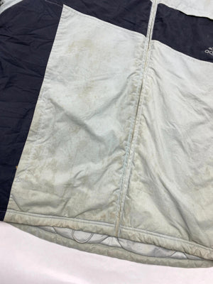 Vintage Adidas Two-Tone Grey & Navy Puffer Jacket